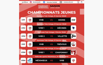 Programme du week-end du 31 janvier 2026