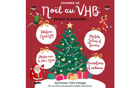 Noël du VHB le samedi 13 décembre